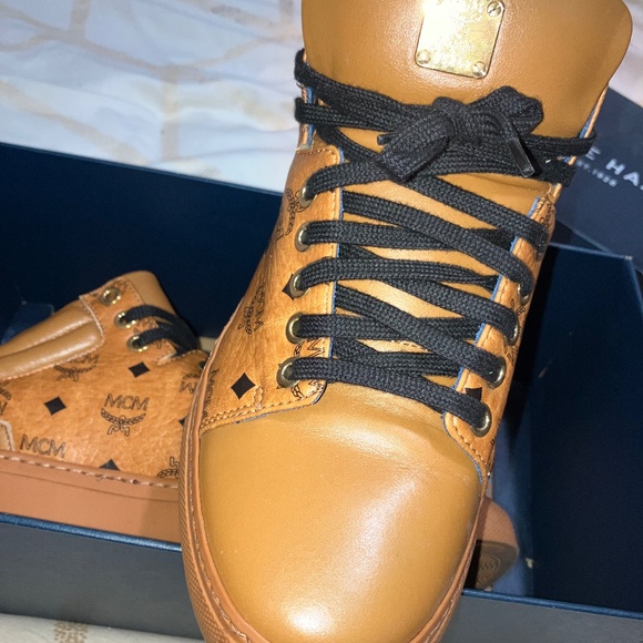 MCM Visetos Womens Sneakers - Picture 7 of 9